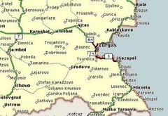 Map of Burgas